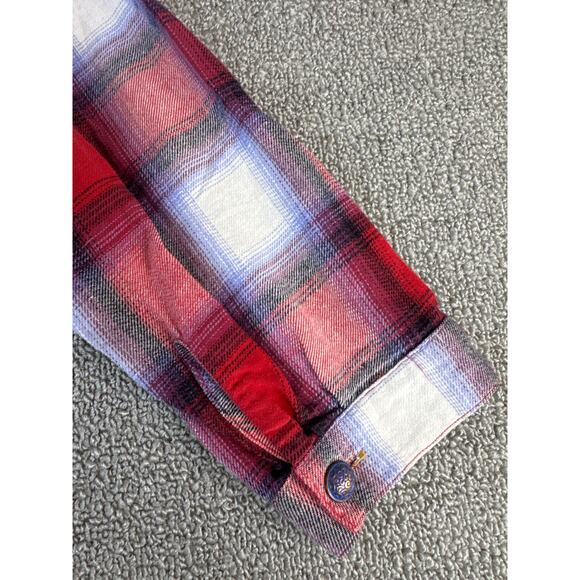 Soft Surroundings Pastiche Plain Flannel Shirt Jacquard Tapestry Floral Small - Picture 11 of 12